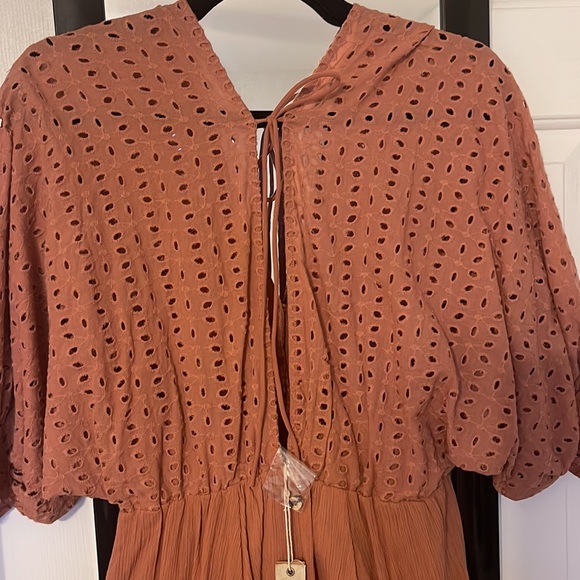 NWOT VICI One With Nature Boho Dress in Clay - Picture 5 of 6